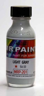  MRP/Mr Paint  NoScale MRP201 - Light Grey Su-33 Russian AF 30ml (for Airbrush only) MRP201