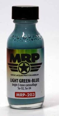  MRP/Mr Paint  NoScale MRP203 - Light Green-Blue Su-34 (bright 3-tone camo) 30ml (for Airbrush only) MRP203