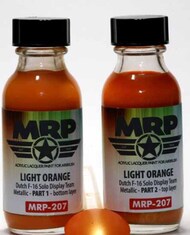  MRP/Mr Paint  NoScale MRP207 - Light Orange - Dutch F-16 Demoteam (2 bottles) 30ml (for Airbrush only) MRP207