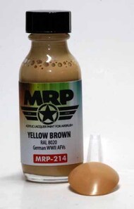 MRP214 - Yellow Brown RAL 8020 30ml (for Airbrush only) #MRP214