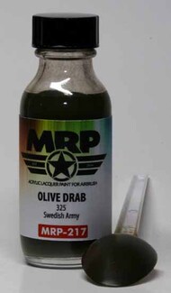 MRP/Mr Paint  NoScale MRP217 - Olive Drab 325 Modern Swedish AF 30ml (for Airbrush only) MRP217