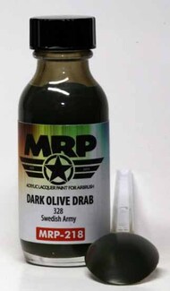  MRP/Mr Paint  NoScale MRP218 - Dark Olive Drab 328 Modern Swedish AF 30ml (for Airbrush only) MRP218