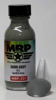  MRP/Mr Paint  NoScale MRP221 - Dark Grey 033 Modern Swedish AF 30ml (for Airbrush only) MRP221