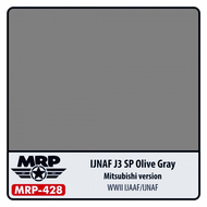  MRP/Mr Paint  NoScale IJNAF J3 SP Olive Gray (Mitsubishi Special Paint) 30ml (for Airbrush only) MRP428