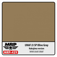  MRP/Mr Paint  NoScale IJNAF J3 SP Olive Gray (Nakajima Version) 30ml (for Airbrush only) MRP429
