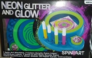 Neon Glitter & Glow Spin Art #NSI28332