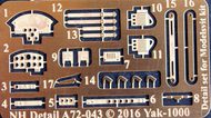 Yakovlev Yak-1000 Detail Set #NHA72043