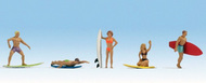  NOCH  HO Surfers w/Boards (5) NOC15853