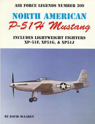  Ginter Books  Books Air Force Legends: North American P-51H Mustang GIN209