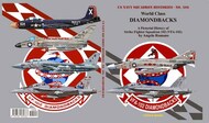  Ginter Books  Books US Navy Squadron Histories - Diamondbacks: A Pictorial History of Strike Fighter Squadron 102 (VFA-102) [Hardcover Edition] GIN306HB