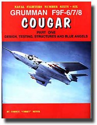  Ginter Books  Books Grumman F9F6/7/8 Cougar Part 1: Design, Testing, Structures & Blue Angels GIN66