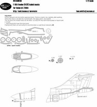  New Ware  1/72 Mask McDonnell F-101A Voodoo BASIC set for aircraft canopy, wheels. nose cone, bottom of the rear of the aircraft NWAM0136