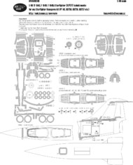  New Ware  1/48 Lockheed TF-104G Starfighter, Lockheed F-104D/DJ Starfighter BASIC (designed to be used with Hasegawa kits)* NWAM0248