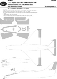  New Ware  1/48 Douglas A-4E/A-4F/A-4K Skyhawk GREY & WHITE CAMOUFLAGE kabuki masks NWAM0357