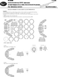  New Ware  1/72 Boeing B-52B/B-52D Stratofortress EXPERT kabuki masks all windows including inner side masks, all wheels (designed to be use with Monogram and Revell kits) NWAM0468