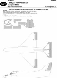  New Ware  1/72 Douglas A-4B/A-4C/A-4E/A-4F Skyhawk CAMOUFLAGE kabuki masks NWAM0895