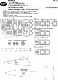  New Ware  1/48 Lockheed F-104A/C Starfighter ADVANCED kabuki masks aircraft canopy NWAM0970