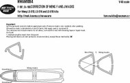  New Ware  1/48 Boeing F/A-18F, EA-18G CORRECTION OF MENG F AND J MASKS NWAM1094