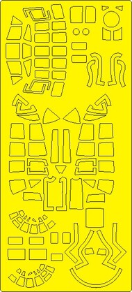 Consolidated B-24D Liberator BASIC canopy frame paint masks NWAM1269