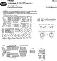 Westland Lysander Mk.I/Mk.III BASIC kabuki masks #NWAM1288