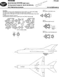 Mikoyan MiG-21F-13(S106) ADVANCED kabuki masks #NWAM1306