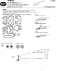Northrop F-5E Tiger III ADVANCED kabuki masks #NWAM1324