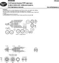 Republic P-47D Thunderbolt Razorback BASIC kabuki masks #NWAM1333