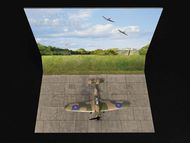  Noys Miniatures  1/144 'Battle of Britain Airfield Set V.2 (Grass Wall) with Bonus 3D Component' NM14419