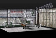 WWII Luftwaffe fighter hangar #NM14444