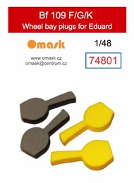 Wheel Bay Plugs - Bf.109F Bf109G Bf109K (EDU kit) #OMK74801