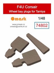  Omask  1/48 Wheel Bay Plugs - F4U Corsair (TAM kit) OMK74802