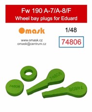  Omask  1/48 Wheel Bay Plugs - Fw.190A-7/A-8 Fw.190F (EDU kit) OMK74806