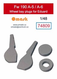  Omask  1/48 Wheel Bay Plugs - Fw.190A-5 Fw.190A-6 (EDU kit) OMK74809