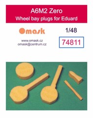 Wheel Bay Plugs - A6M2 Zero (EDU kit) #OMK74811