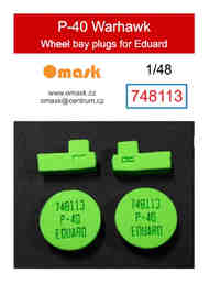 Wheel Bay Plugs - P-40 Warhawk (EDU kit) OMK748113