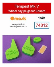 Wheel Bay Plugs - Tempest Mk.V (EDU kit) #OMK74812