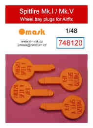 Wheel Bay Plugs - Spitfire Mk.1/Mk.V (AFX kit) OMK748120