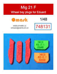 Wheel Bay Plugs - MiG-21F Fishbed (EDU kit) OMK748131
