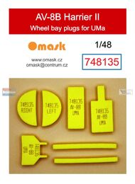 Wheel Bay Plugs - AV-8B Harrier II (UMA kit) #OMK748135