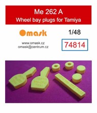  Omask  1/48 Wheel Bay Plugs - Me.262A (TAM kit) OMK74814