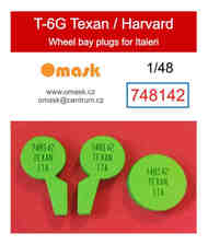 148  Wheel Bay Plugs - T-6G Texan / Harvard (ITA kit) #OMK748142