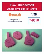 Wheel Bay Plugs - P-47 Thunderbolt (TAM kit) #OMK74816