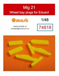 Wheel Bay Plugs - MiG-21 Fishbed (EDU kit) #OMK74818