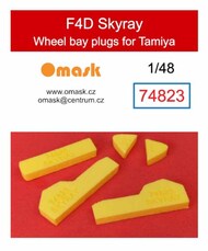  Omask  1/48 Wheel Bay Plugs - F4D Skyray (TAM kit) OMK74823