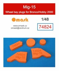 Wheel Bay Plugs - MiG-15 Fagot (BNC/H2K kit) #OMK74824