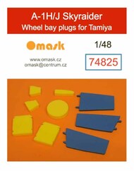 Wheel Bay Plugs - A-1H A-1J Skyraider (TAM kit) #OMK74825