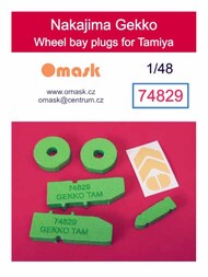 Wheel Bay Plugs - Nakajima J1N1 Gekko (TAM kit) #OMK74829