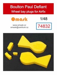  Omask  1/48 Wheel Bay Plugs - Boulton Paul Defiant (AFX kit) OMK74832