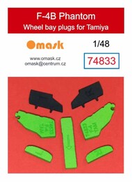 Wheel Bay Plugs - F-4B Phantom II (TAM kit) #OMK74833