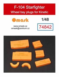 Wheel Bay Plugs - F-104 Starfighter (KIN kit) #OMK74842